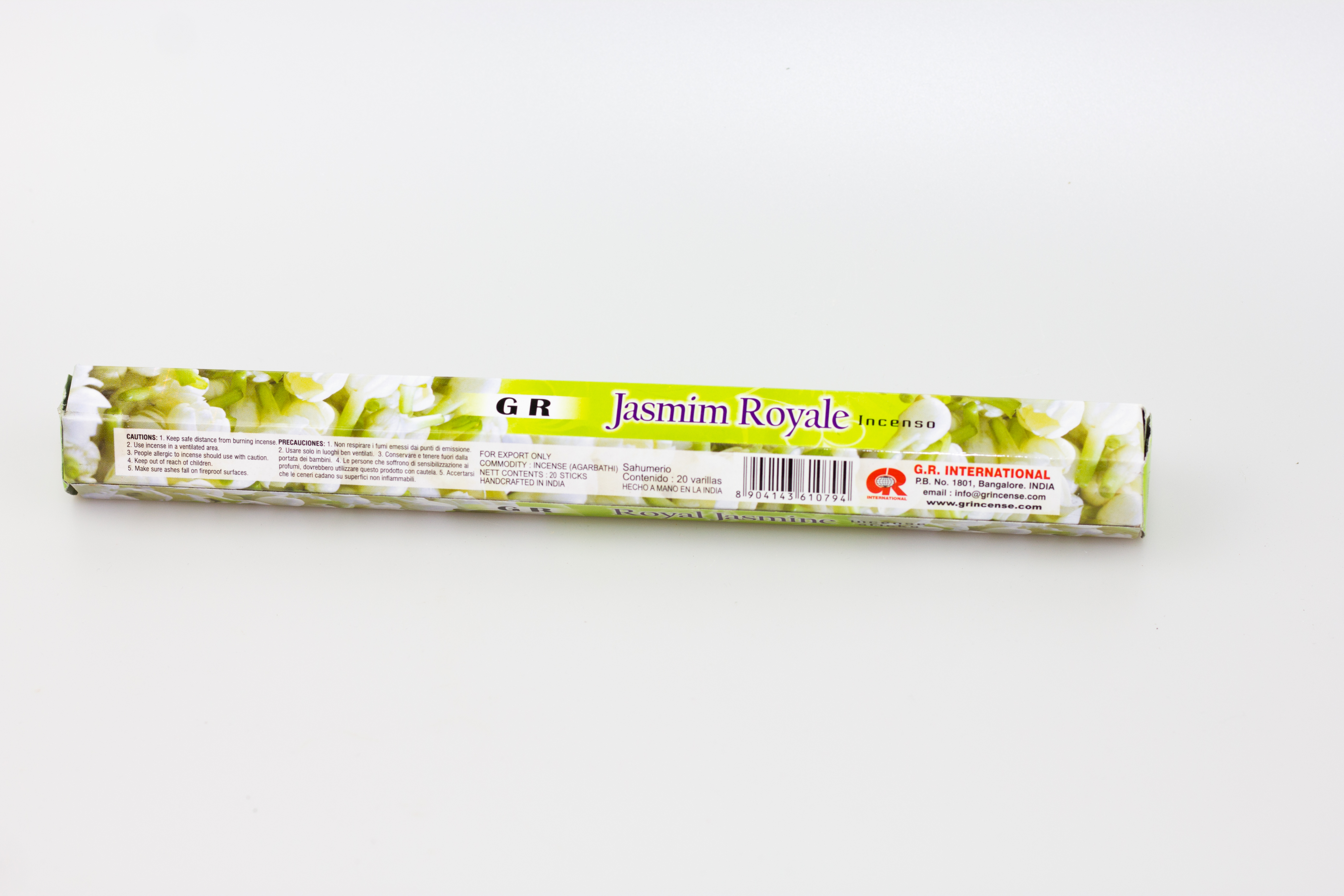 Räucherwerk jasmin Sechseck-Packung -- 20 g