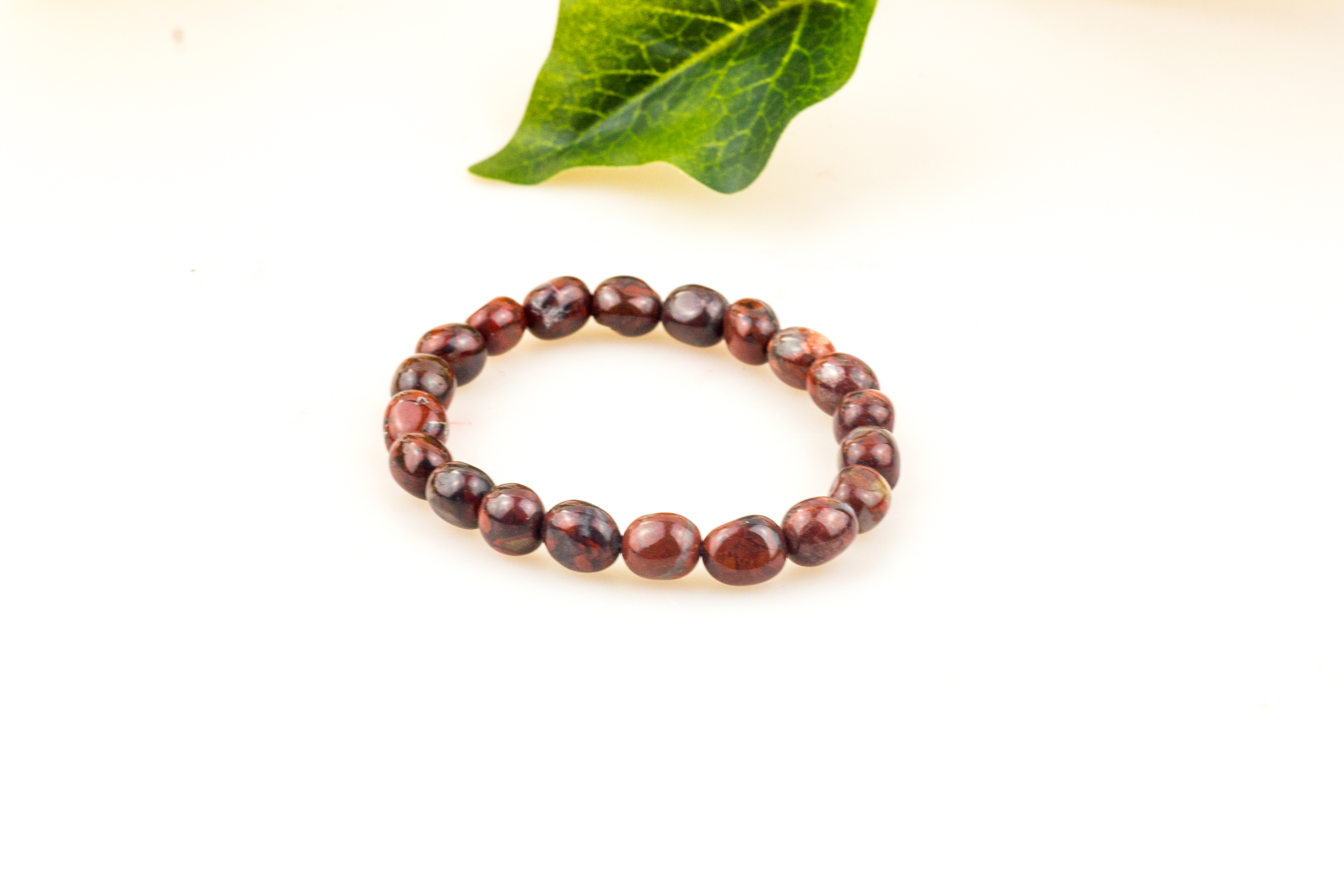 Kugelarmband ca. 8 mm - Breccienjaspis