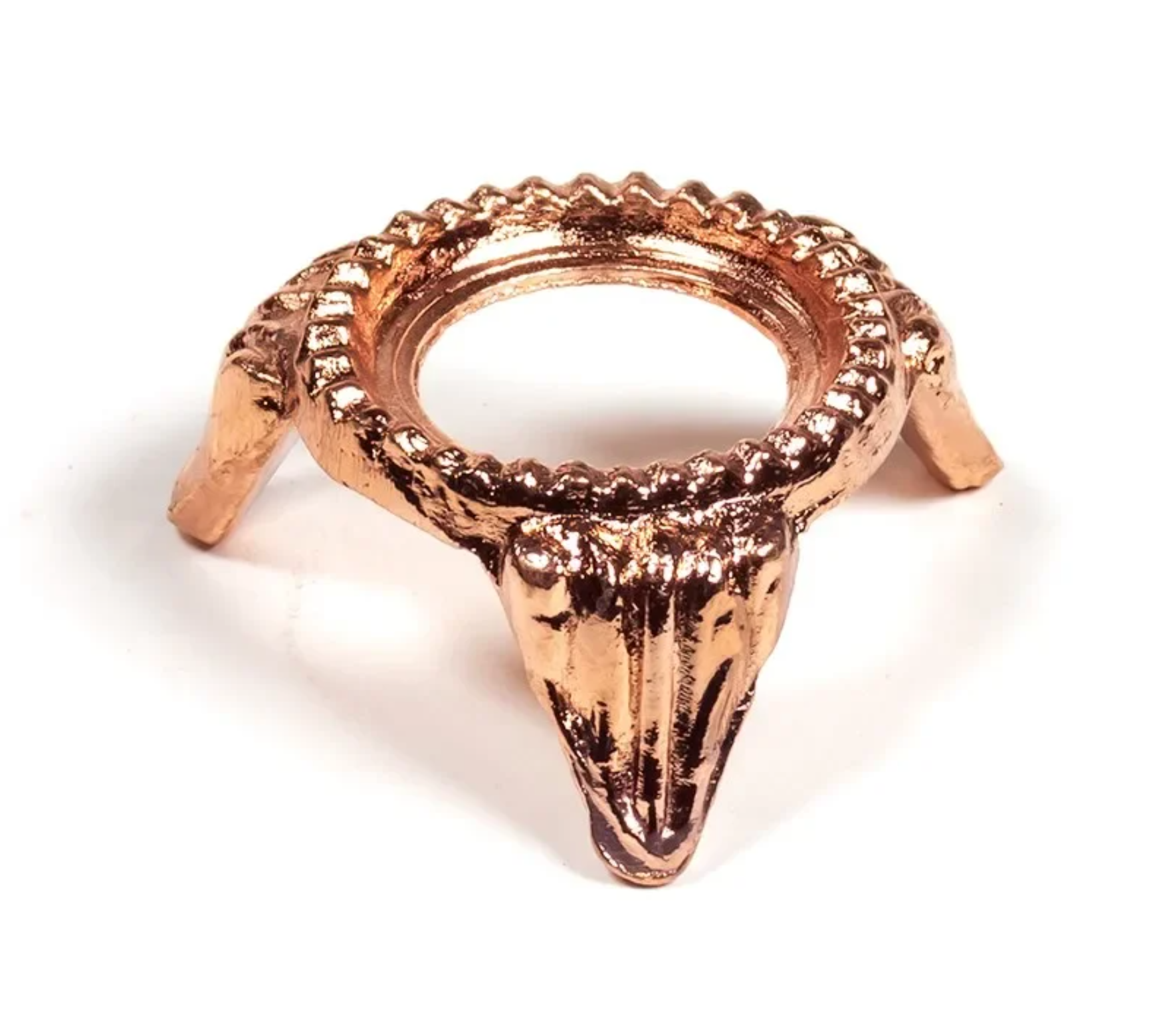 Ständer für Kristallkugeln kupferfarbig