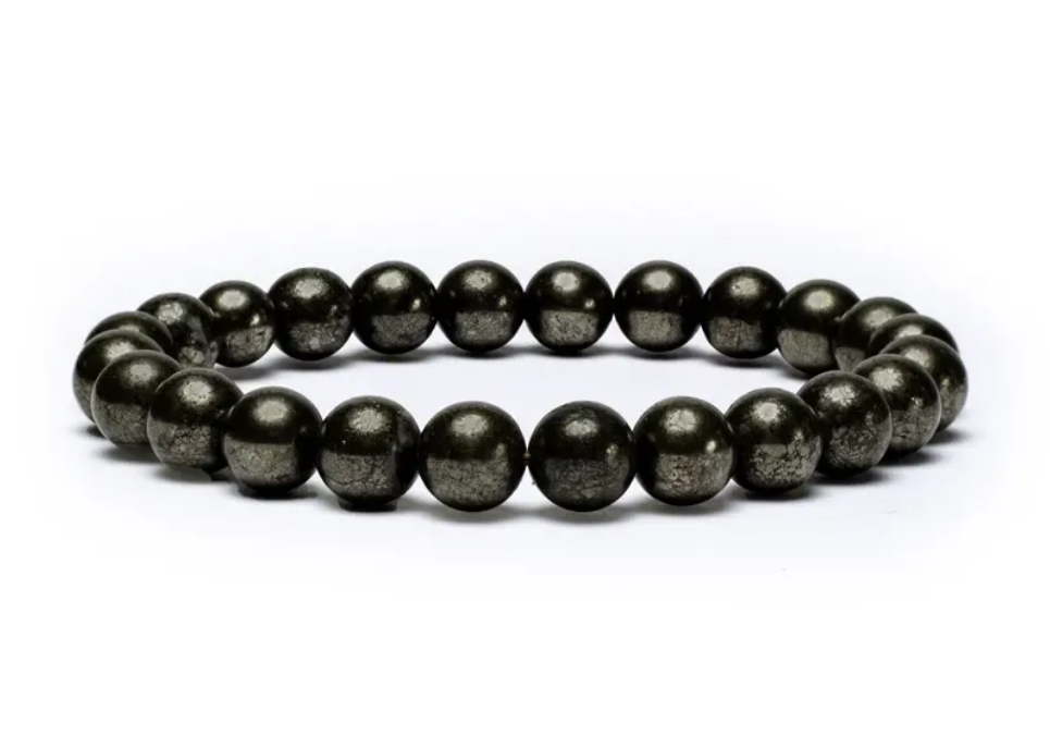 Armband Pyrit elastisch