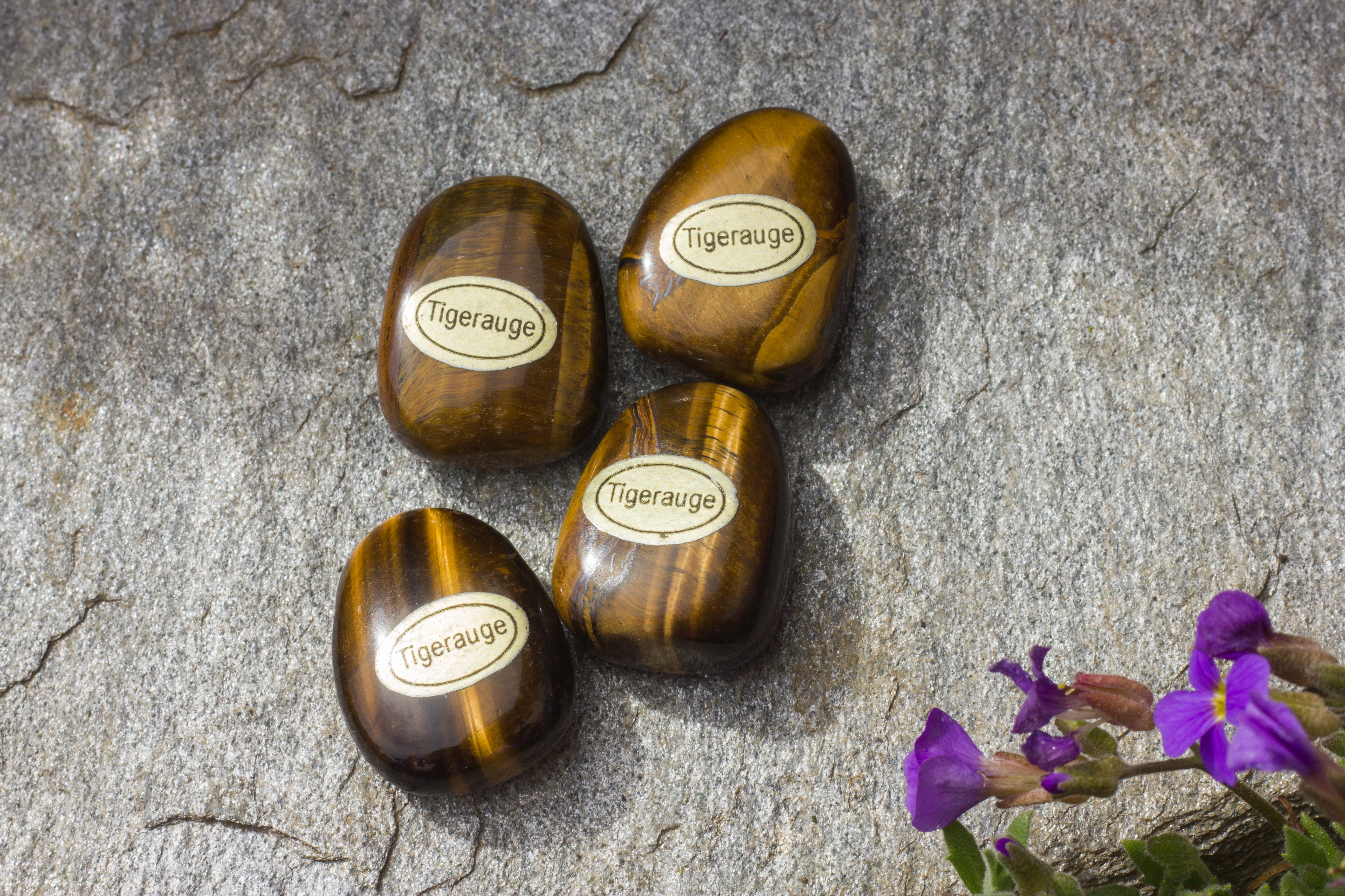 Trommelsteine gebohrt 2 - 3 cm - Auswahl möglich